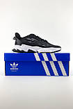 Чоловічі кросівки Adidas Ozweego Celox Black White, чорно-білі кросівки адідас озвіго селокс чорні, фото 2