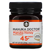 Manuka Doctor, мед манука из разнотравья, MGO 45+, 250 г (8,75 унции) Днепр