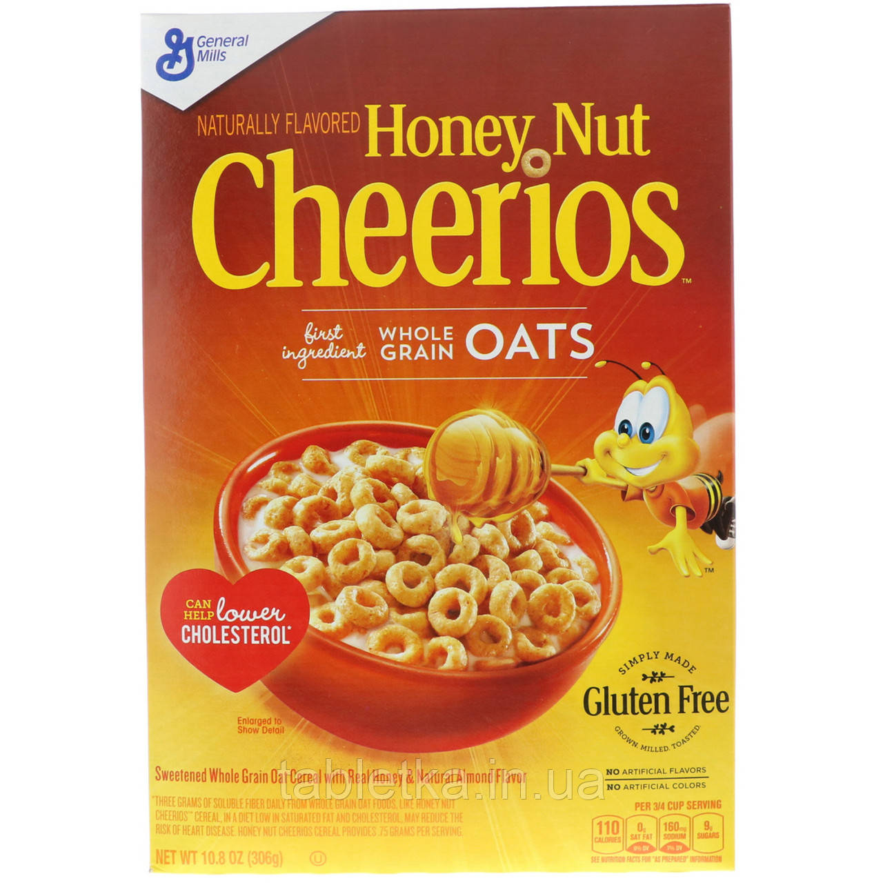 General Mills, Cheerios з горіхами та медом, 10,8 унції (306 г)
