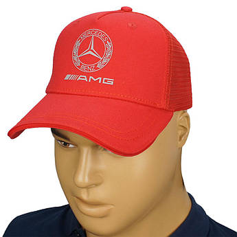 Червона чоловіча бейсболка з логотипом Mercedes 2 021 M red