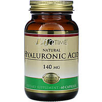 LifeTime Vitamins, Натуральная гиалуроновая кислота, 140 мг, 60 капсул Днепр