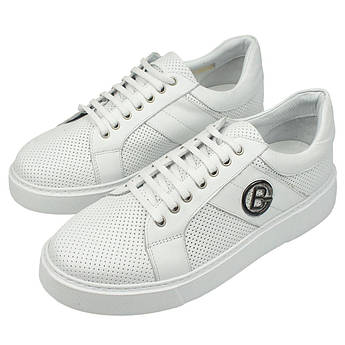 Турецькі чоловічі білі кеди MAGZA 1215 Beyaz