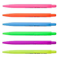 Ручка масляна автоматична Buromax Tropical Touch 0,7мм синя (36)