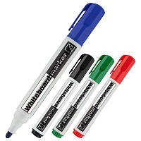 Набір маркерів для білих дошок Axent Delta Whiteboard 4 кольори 2-3мм, в блістері
