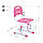 Розширювальний комплект парта FunDesk Sentire Pink + стілець FunDesk SST3L Pink + тумбочка FunDesk SS15W Pink, фото 10