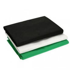 Фон для фото, фотофон тканинний (2.8 м.×3.0 м) Чорний, фото 4