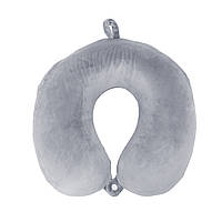 Подушка MORO для подорожей Сіра 30х30 M-1017G