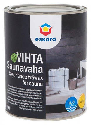 Захисний віск для саун Eskaro Saunavaha variton 0.9л, фото 1