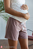 Домашні шорти для вагітних TAMMY NW-5.10.1 колір капучино, фото 3