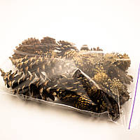 Набір шишок для декору (60шт в упаковці)