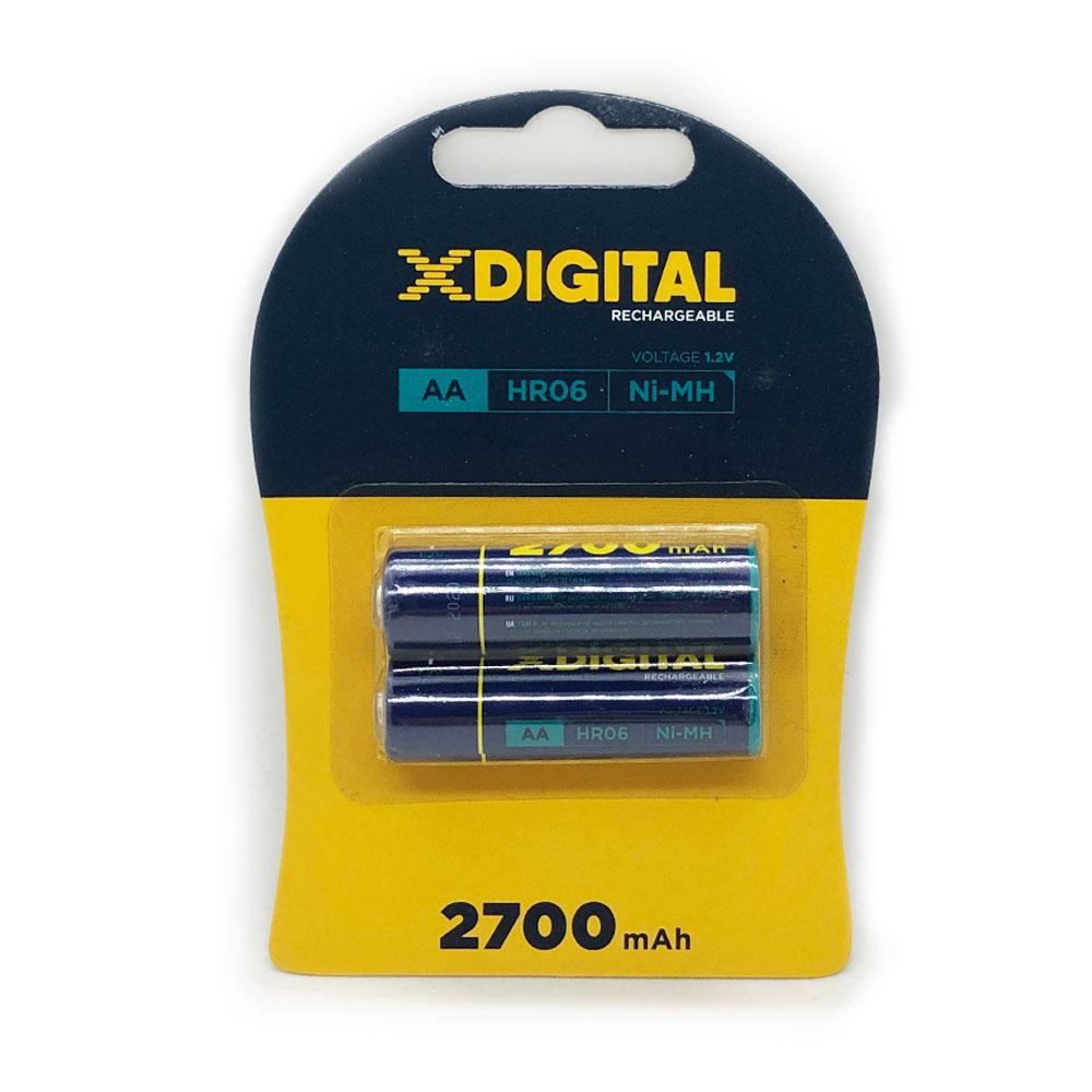 Акумулятори X-Digital AA (HR6) 2700mAh (2шт.)