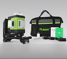Лазерний рівень нівелір Huepar 503CG * 2 акамулятора * зелений промінь * металеві вежі
