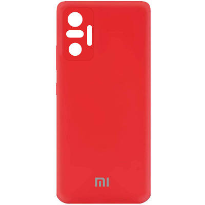 Чехол Silicone Cover My Color Full Camera (A) для Xiaomi Redmi Note 10 Pro / 10 Pro Max Full camera, Червоний / Red