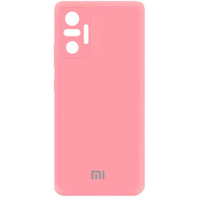 Чехол Silicone Cover My Color Full Camera (A) для Xiaomi Redmi Note 10 Pro / 10 Pro Max Full camera, Рожевий / Pink