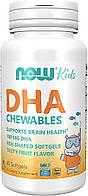 Now kids Omega Fishies For Kids - 200 mg DHA 120 жевательных рыбок (Исландский РЖ)