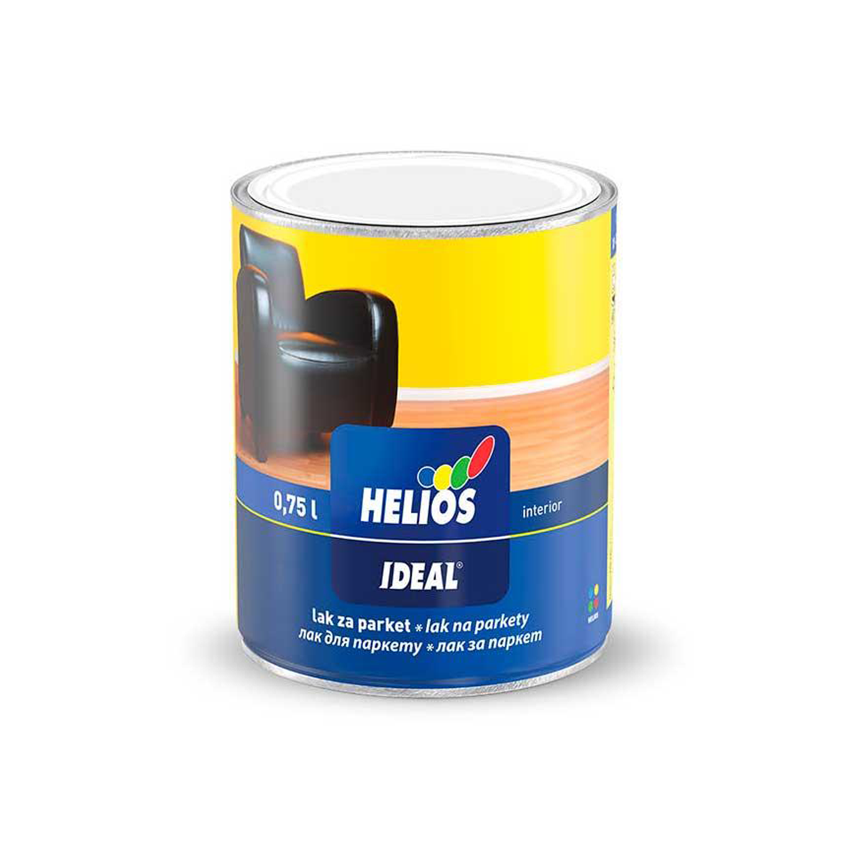 Лак для паркету Helios Ideal глянцевий 0.75 л
