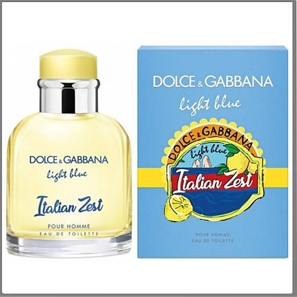 Dolce & Gabbana Light Blue Italian Zest Pour Homme туалетная вода 125 ml. Дольче Габбана Лайт Блю Італія Зест, фото 1