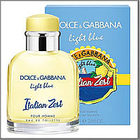 D&G Light Blue Italian Zest Pour Homme туалетная вода 125 ml. (Дільче Габбана Лайт Блю Італія Зест Пур Хом)