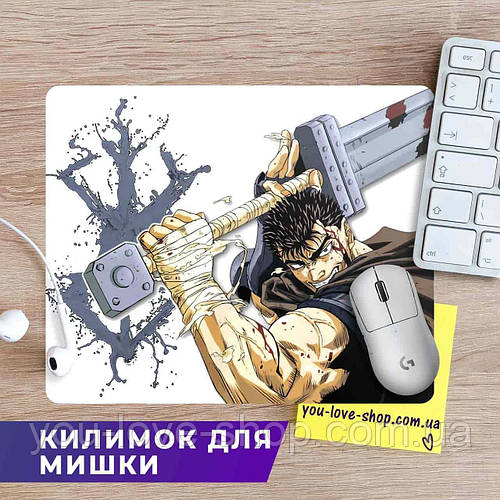 Коврик для мыши Берсерк "Sword" / Berserk 30*20 см (ID#1446454603 ...