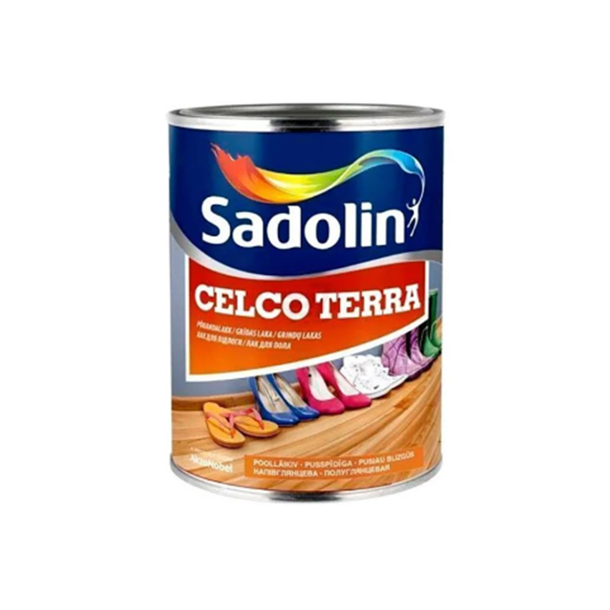 Лак для підлоги Sadolin Celco Terra 45 напіглянсовий 1л