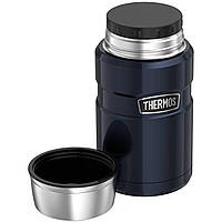 Термос для еды с ложкой 0.71 литра Thermos "Stainless King Food Flask" (173052) Midnight Blue