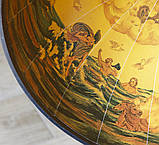 Глобус бар підлоговий із дерева на 3 ніжках, фото 6