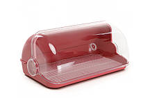 Хлібниця пластмасова червона Горизонт