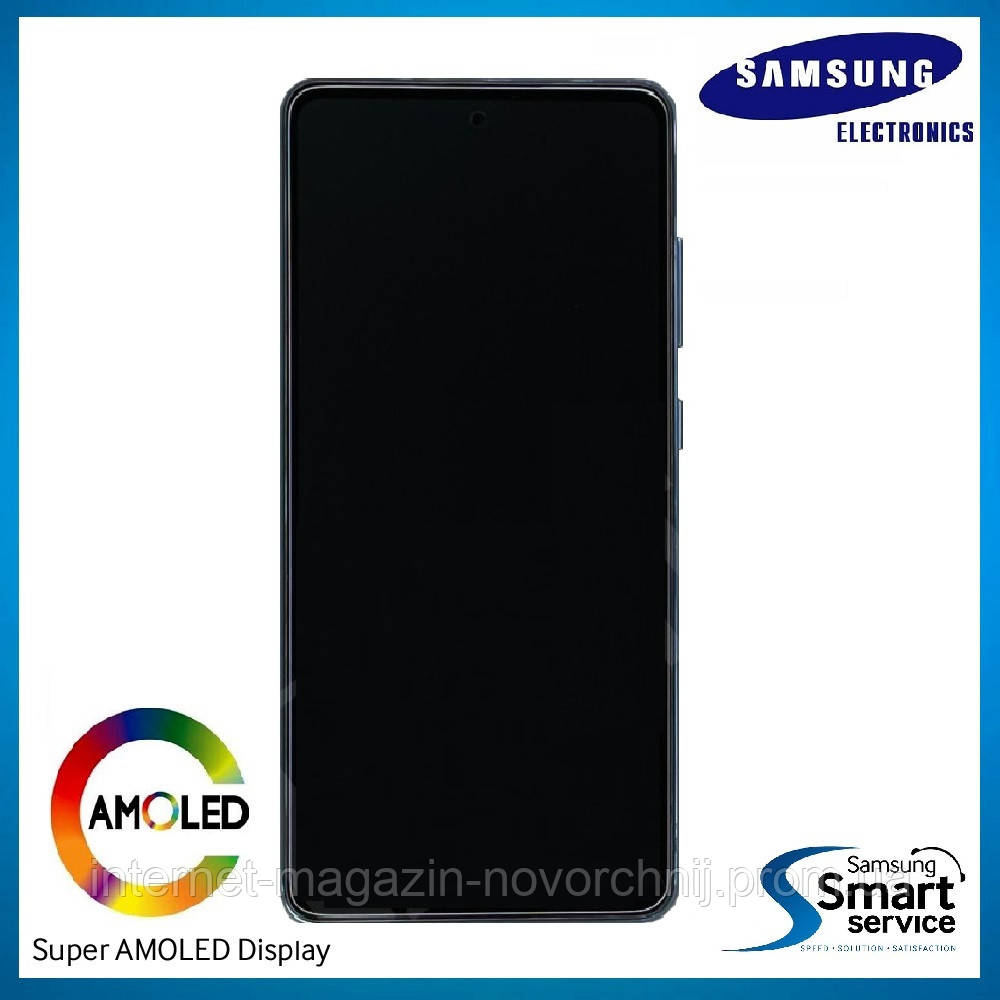 Дисплей Samsung A525 Galaxy A52 Блакитний Blue GH82-25524B оригінал!