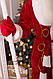 Новорічний костюм Діда Мороза червоний 48-56 р, фото 3