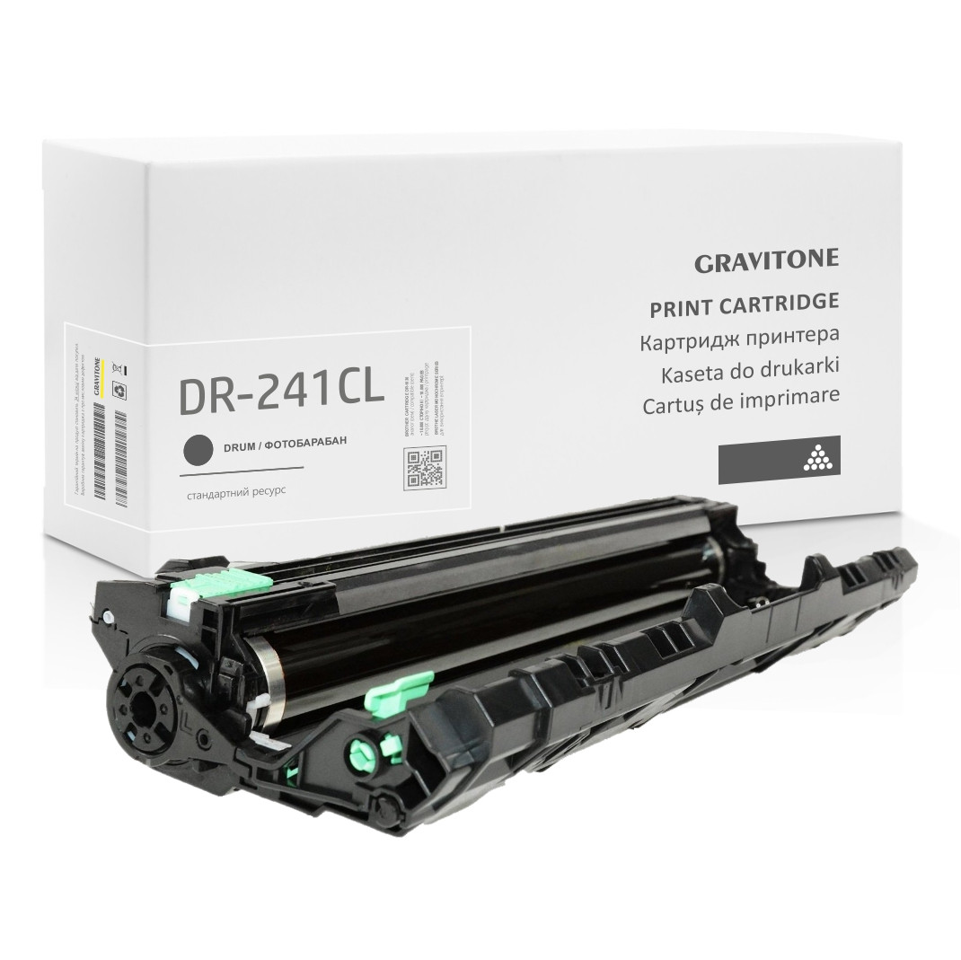 Сумісний драм-картридж Brother DR-241CL Drum Unit, блок фотобарабана, 15.000 стор., аналог від Gravitone