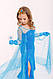 Сукня Ельзи з мультфільму "Крижане серце" синя зі шлейфом і паєтками, фото 5