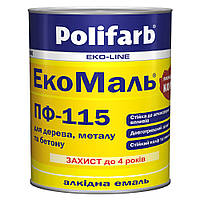 Polifarb ЕкоМаль ПФ-115 кор.шок 0,9кг