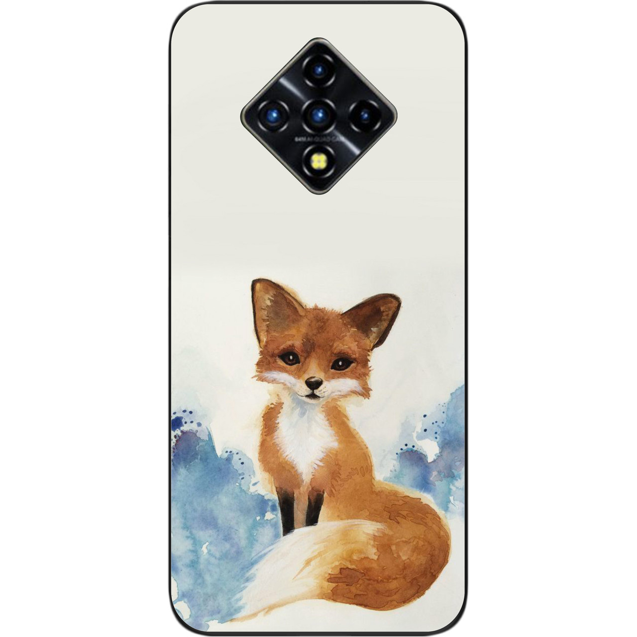 Силіконовий чохол для Infinix Zero 8 з картинкою Лисиця