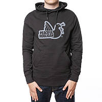 Худі Peaceful Hooligan чоловіче, жіноче Футболка з капюшоном чорна з принтом Пісфул Хуліган літня \ зимова