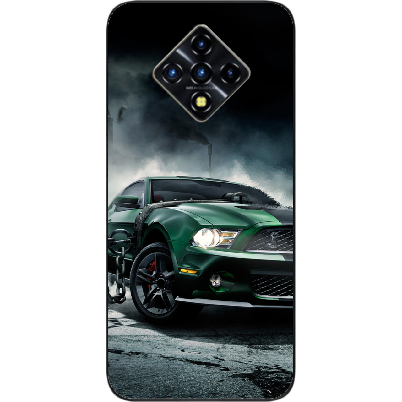 Силіконовий чохол для Infinix Zero 8 з картинкою Мустанг