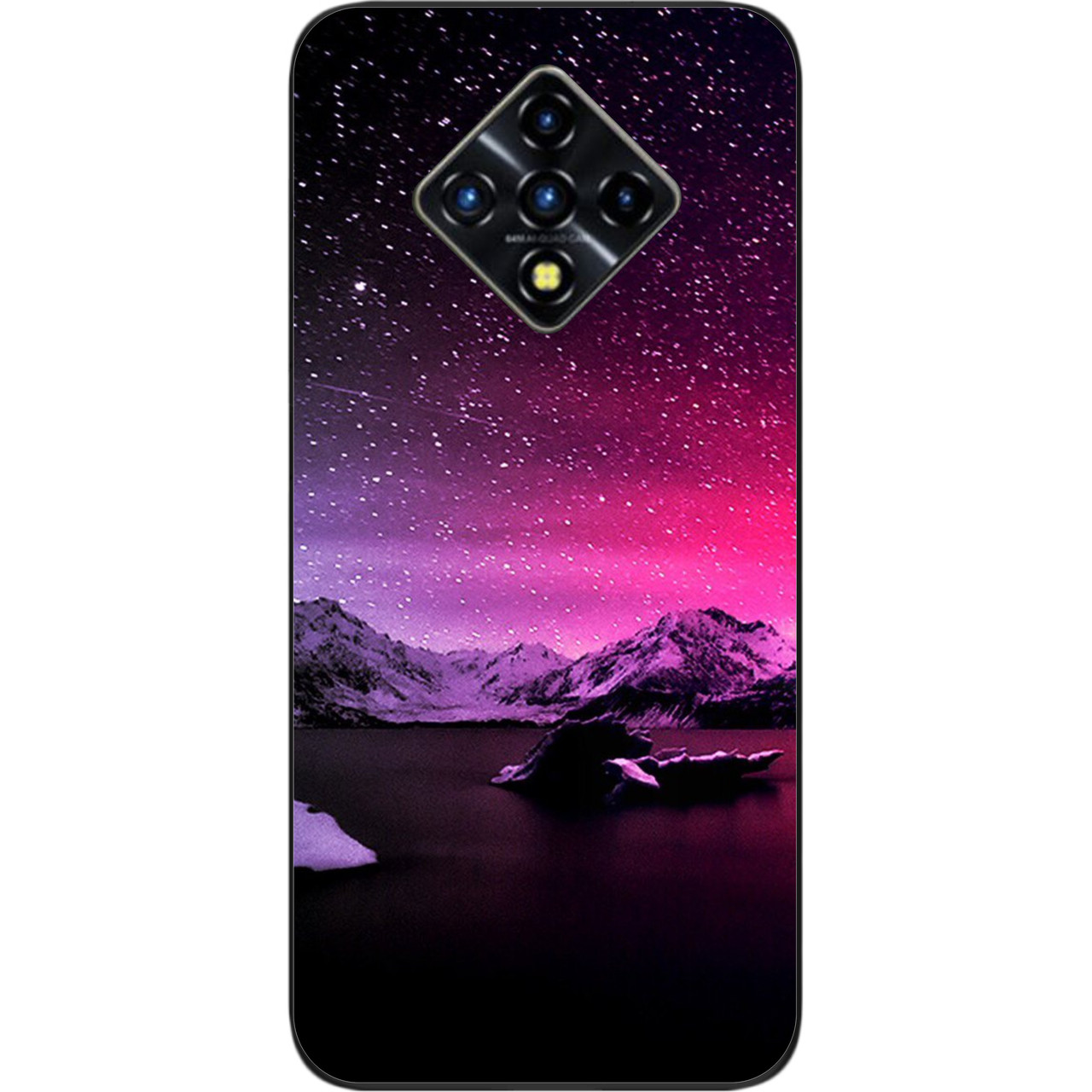 Силіконовий чохол бампер для Infinix Zero 8 з картинкою Зірки