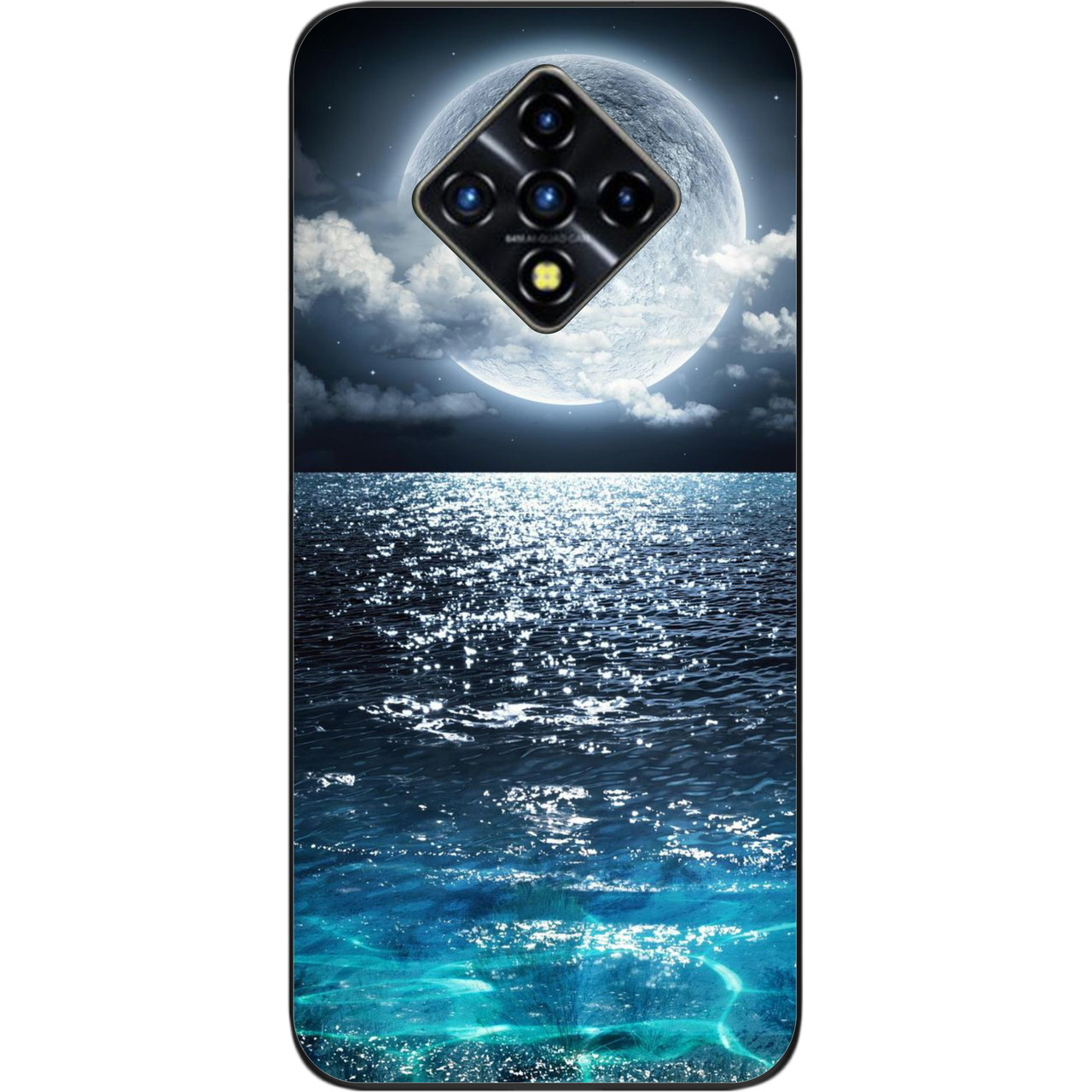 Чохол силіконовий для Infinix Zero 8 з картинкою Місяць