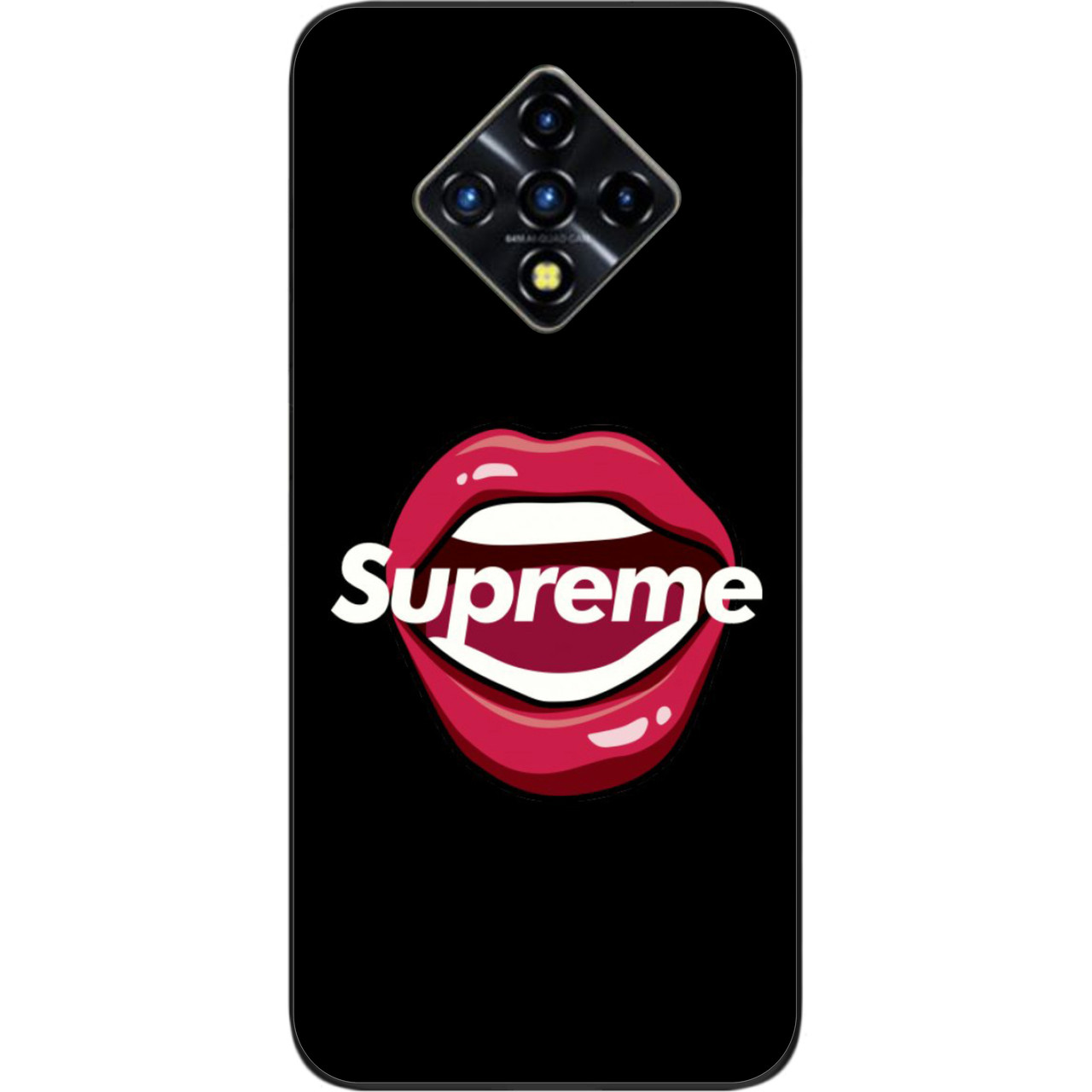 Силіконовий чохол для Infinix Zero 8 з картинкою Губи Supreme