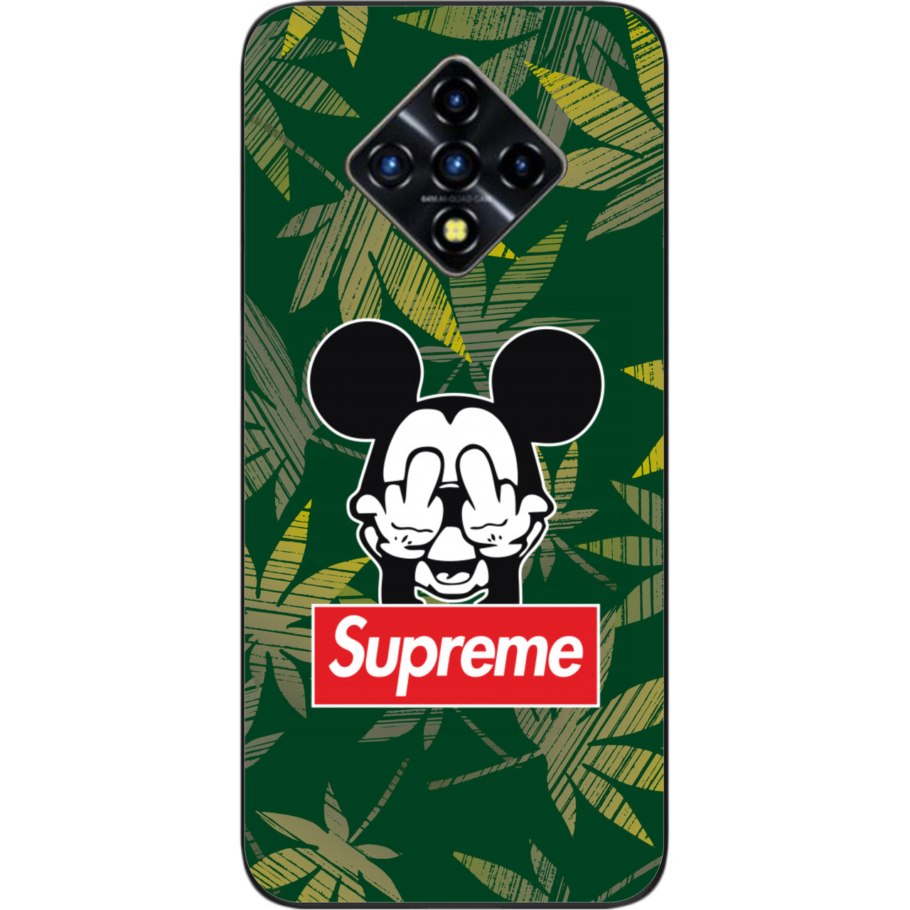 Силіконовий чохол для Infinix Zero 8 із зображенням Міккі Supreme
