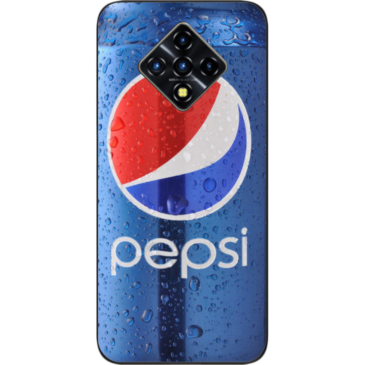 Силіконовий чохол для Infinix Zero 8 з картинкою Pepsi