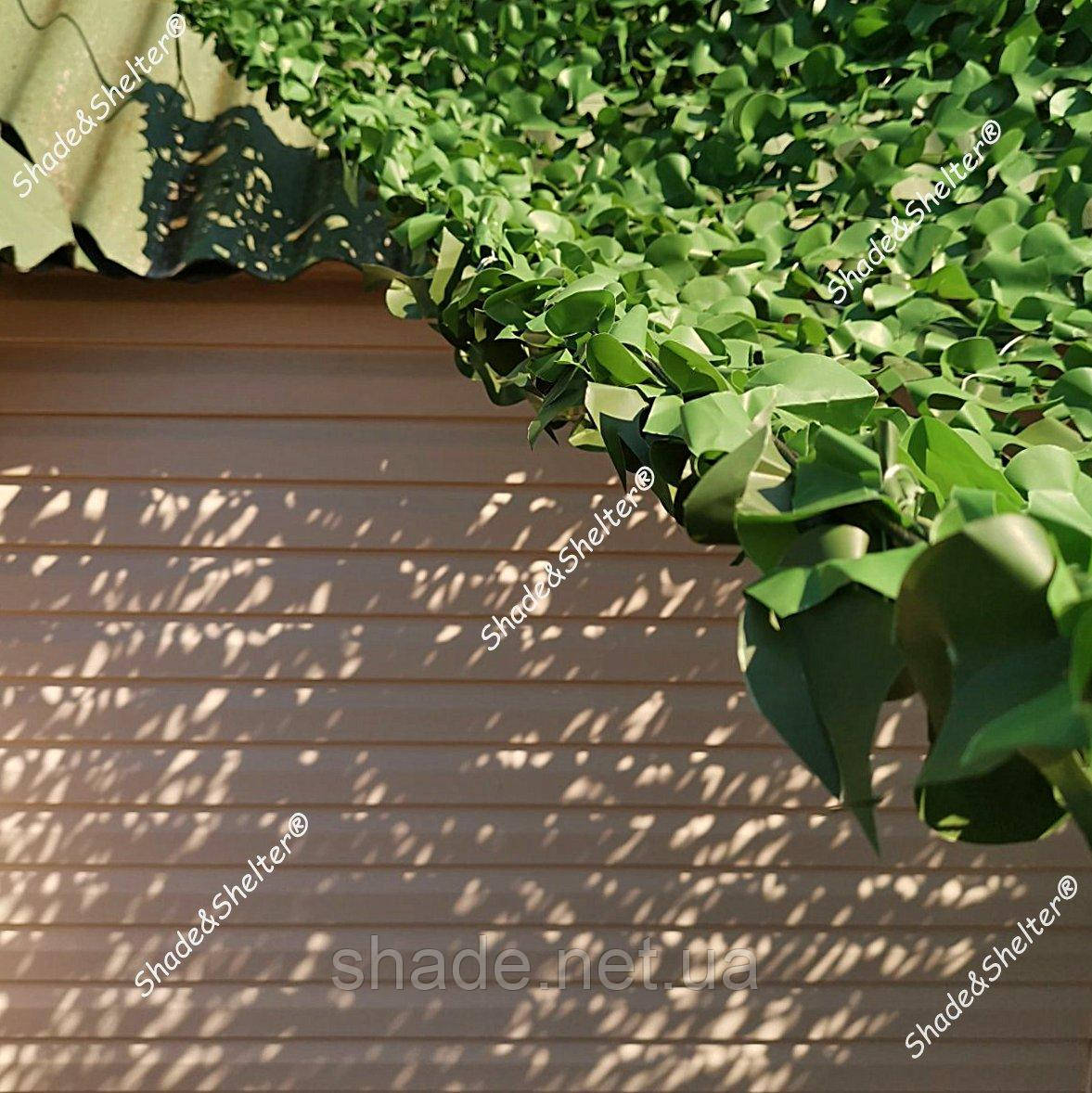 Маскувальна сітка на основі Shade&Shelter® серія Pro Double Sided, світло-зелена з темно-зеленим весна літо - фото 4 - id-p745726