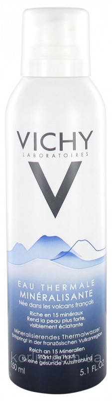 Vichy Mineralizing Thermal Water Виші Термальна Вода Для всіх Типів Кожі Спрей 150 мл ФРАНЦІЯ
