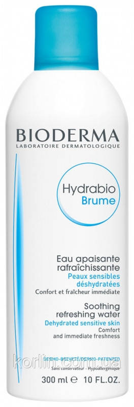 Bioderma Hydrabio Brume Біодерма Заспокійлива Освіжна Вода — Спрей Для Чутливої шкіри 300 мл ФРАНЦІЯ