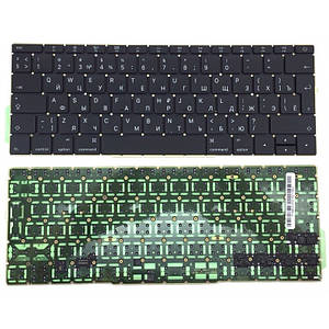 Клавіатура для ноутбука Apple MacBook Pro A1708 big enter RU чорна нова
