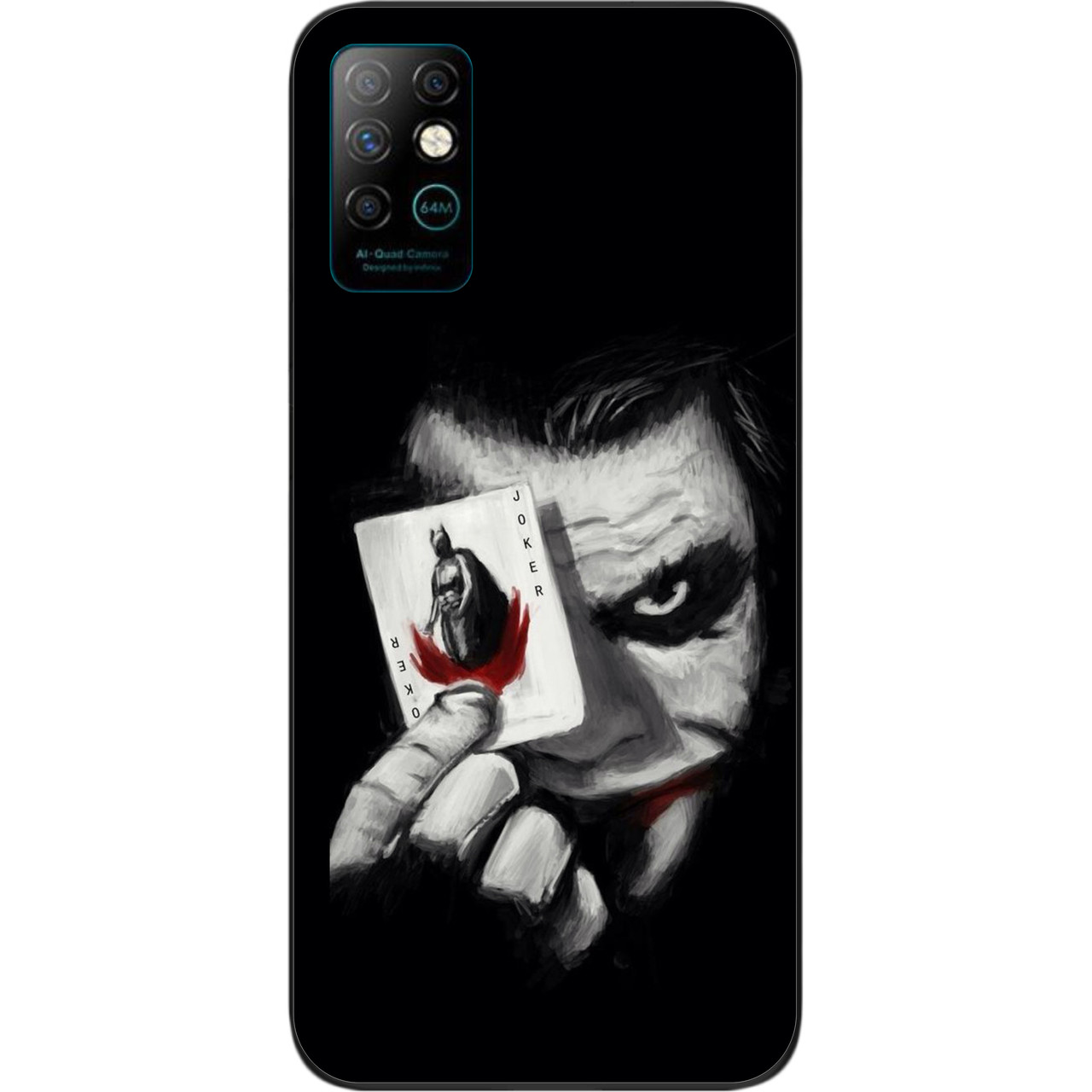 Силіконовий чохол для Infinix Note 8 з картинкою Джокер з картою