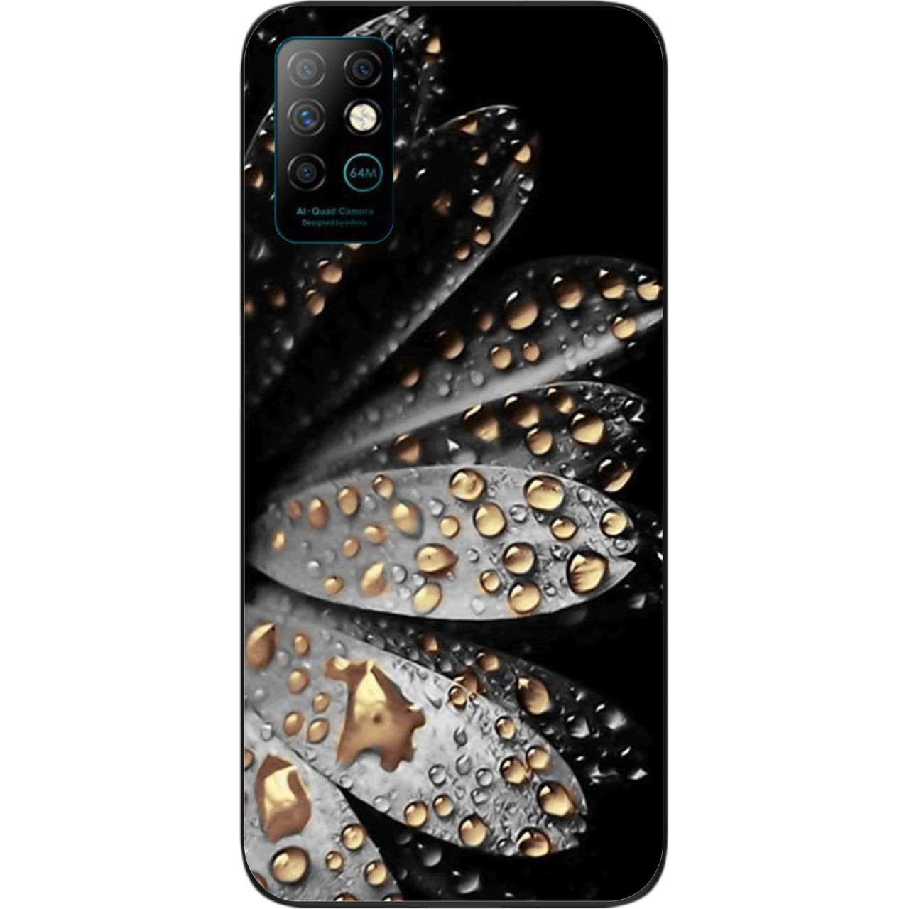 Силіконовий чохол для Infinix Note 8 з картинкою Квітка