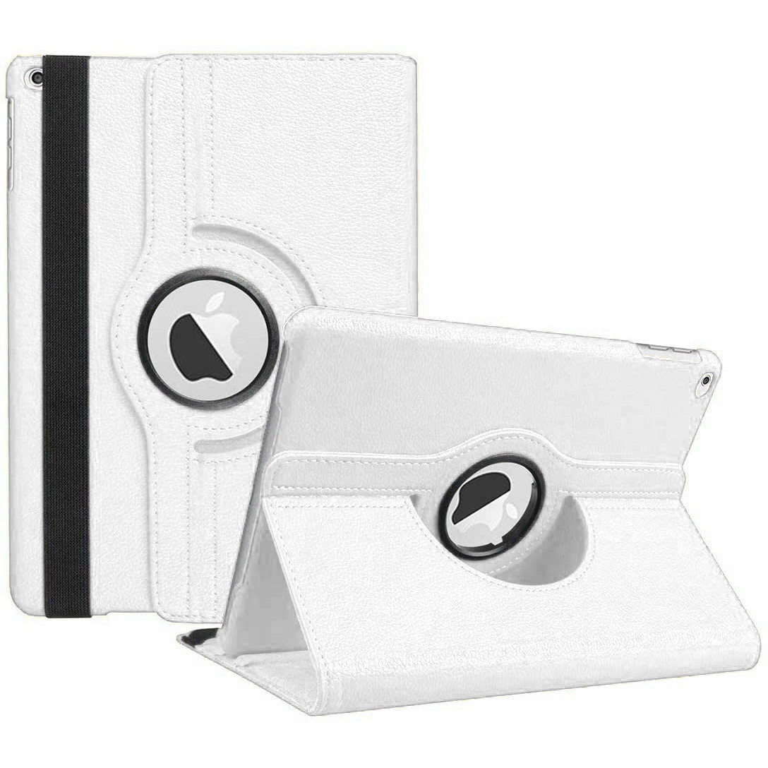 Чохол-книжка Rotating Case для Apple iPad 5 2017 / iPad 6 2018 (Wake / Sleep) White, фото 1