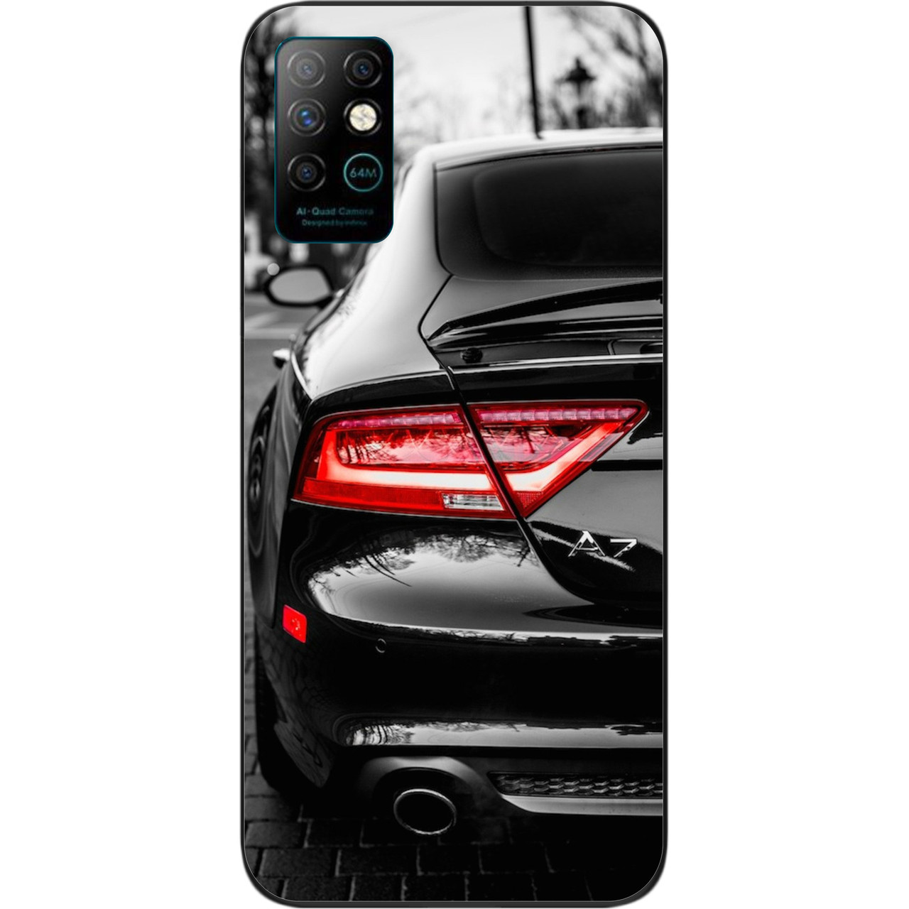 Чохол силіконовий для Infinix Note 8 з картинкою Авто