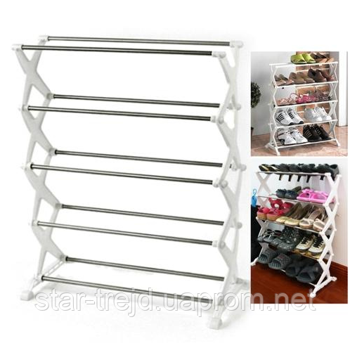 Органайзер для обуви, полка для обуви Amazing shoe rack на 15 пар ОПТ - фото 1 - id-p107020028