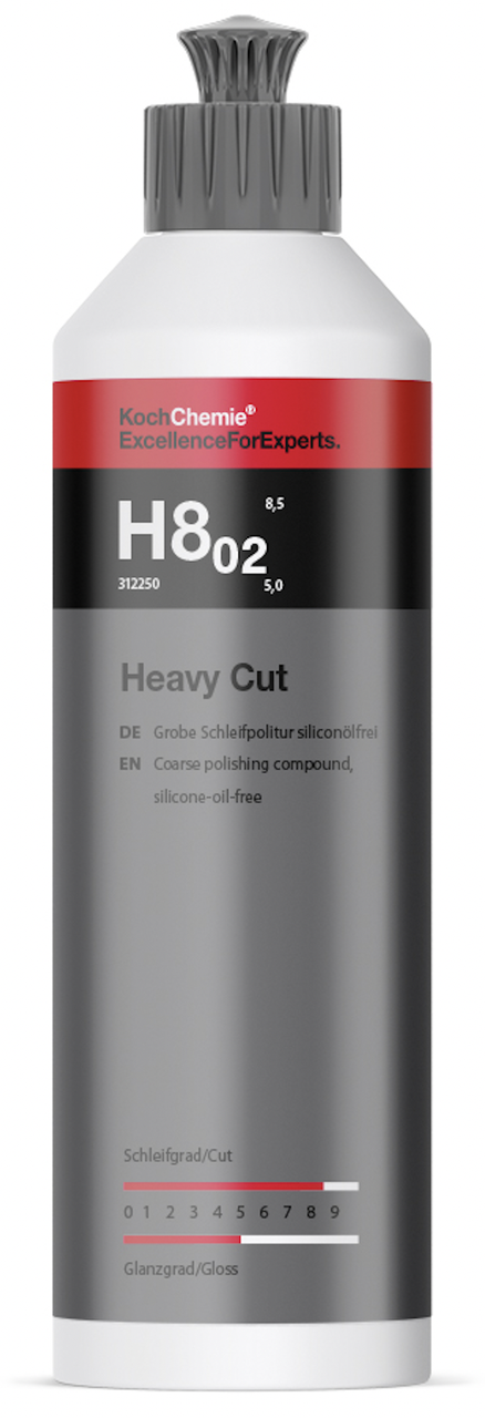 Крупнозерниста абразивна полірувальна паста Koch Chemie Heavy Cut H8.02, 250 мл